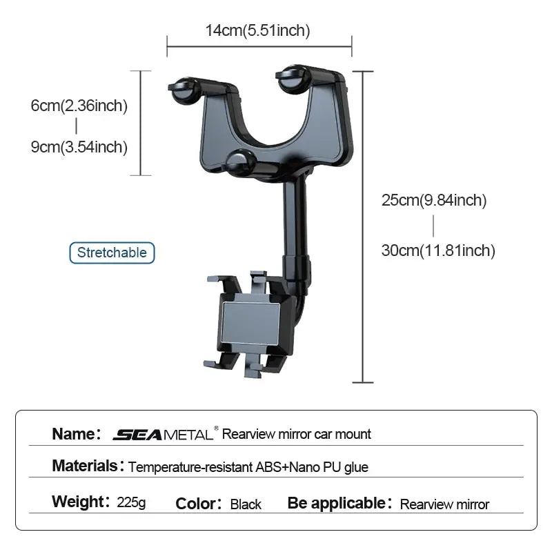 a diagram of a small device holder with a handle