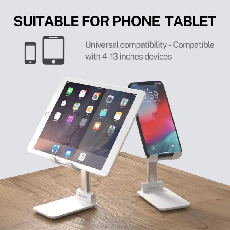 the ipad and ipad stand with a tablet on top