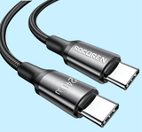 Rocoren 100W Fast Charge Cables - USB C / Type C Power Delivery PD Data Cord