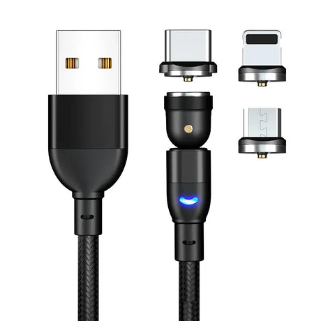 The usb cable is connected to a usb cable