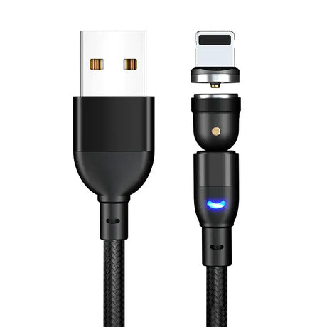 The usb cable is connected to a usb cable