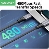 A usb cable with the words 40mp fast speed