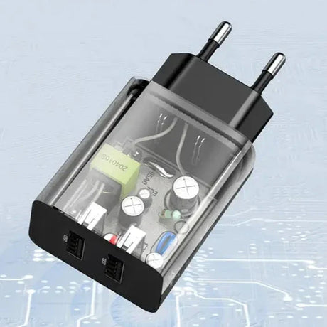 a usb with a circuit and a circuit in the background