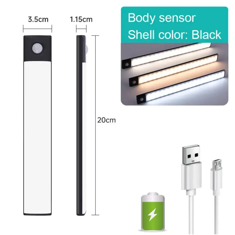 usb led wall light