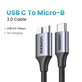 usb to micro - b cable with 3 0mm cable