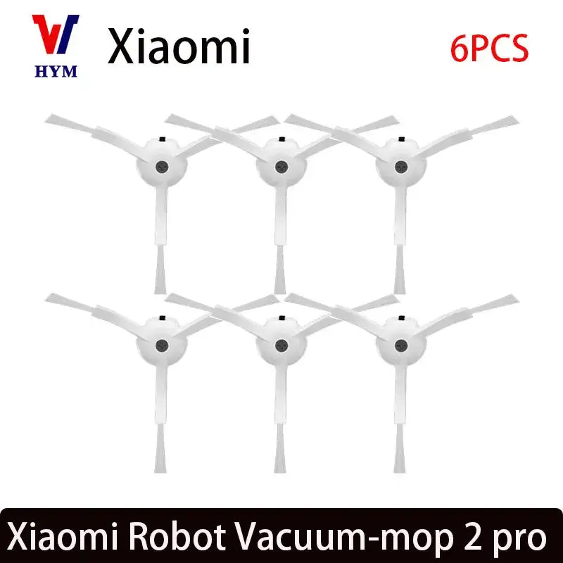 a set of six white propellers with the words xiao robot vacuum mop pro