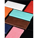 a variety of leather wallets