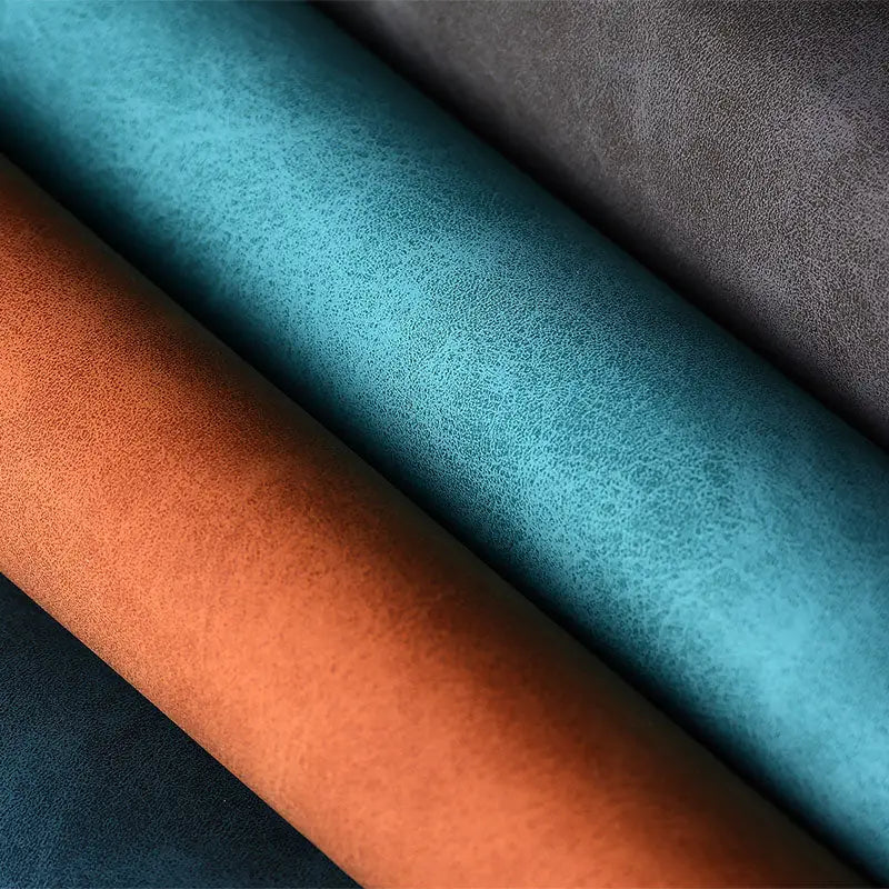 a selection of different colors of leather