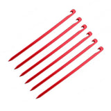 4 pcs red plastic nail files for nail art