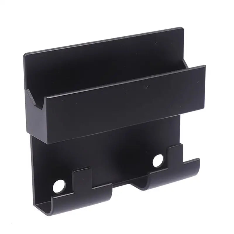 a black plastic bracket for a wall mounted tv
