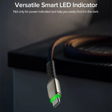 the vestit ed indicator cable is shown in green