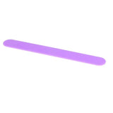 a purple plastic handle for a large, rectangular object