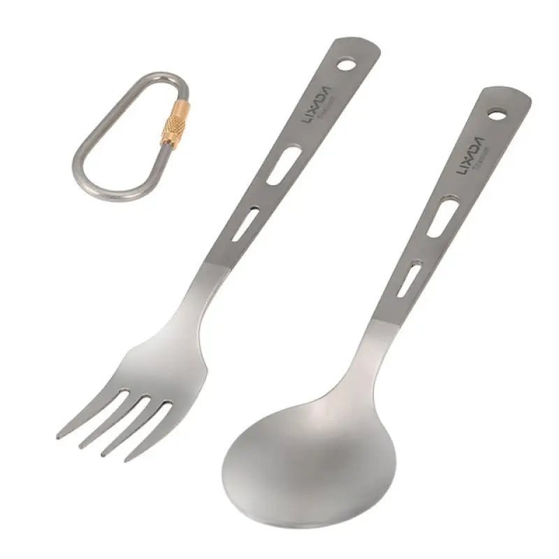 a set of two forks and a fork