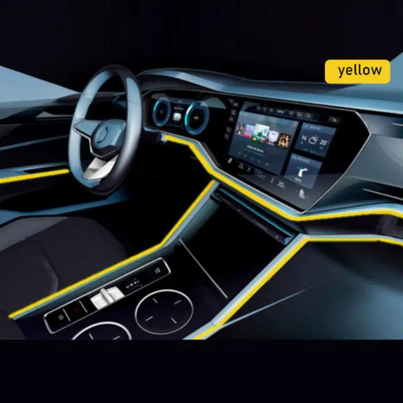the interior of the new volvo electric vehicle