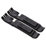 pair of black plastic door handles for the bmw e - type