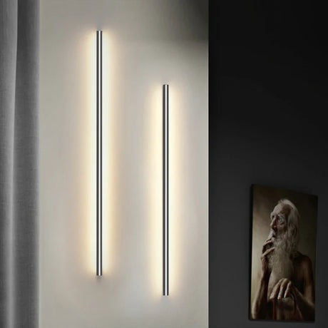 a wall light with two lights on it