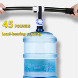 a water bottle with a handle attached to it