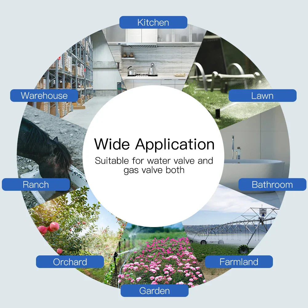 Water and gas valve applications.