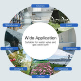 Water and gas valve applications.
