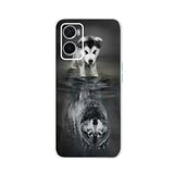 a dog in the water phone case