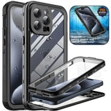 Shockproof IP68 Waterproof Case For iPhone 15 14 13 12 11 Pro Max XR XS Plus 8 7 2022 Metal Aluminum Phone Luxury Cover