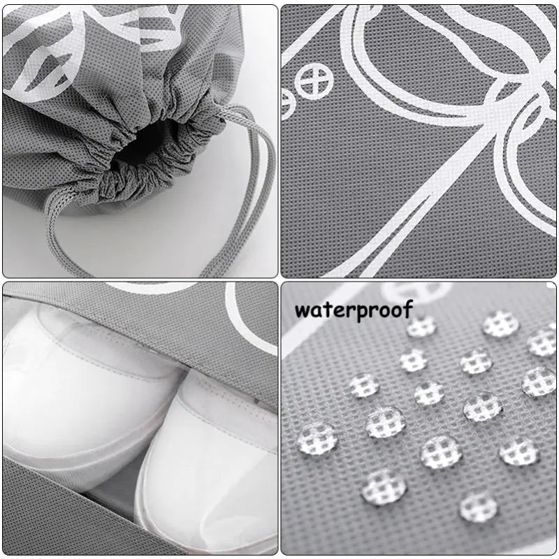 a close up of a grey and white fabric with white buttons