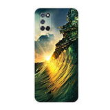 a wave in the ocean with a sunset on the horizon phone case for motorola motoo
