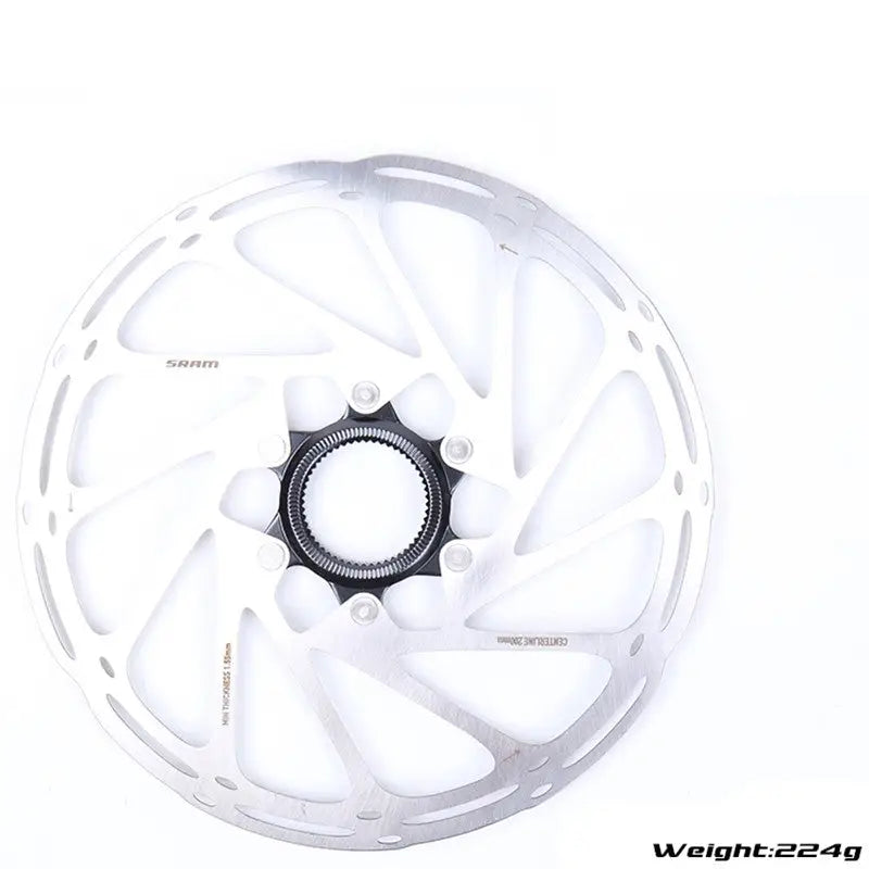 a white fan with a black and white logo