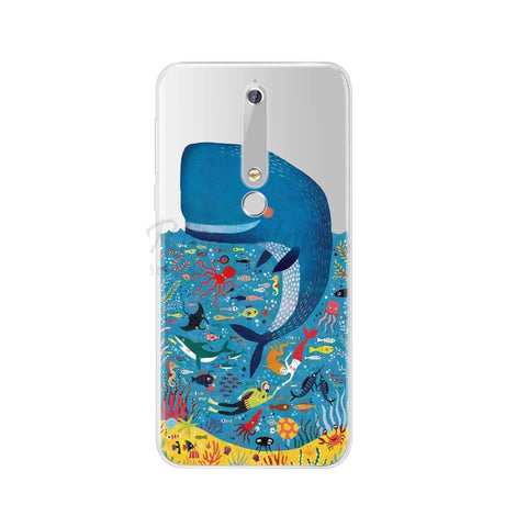 Whale-themed phone case.