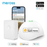 A white apple homekit with a smart home button and a smart phone