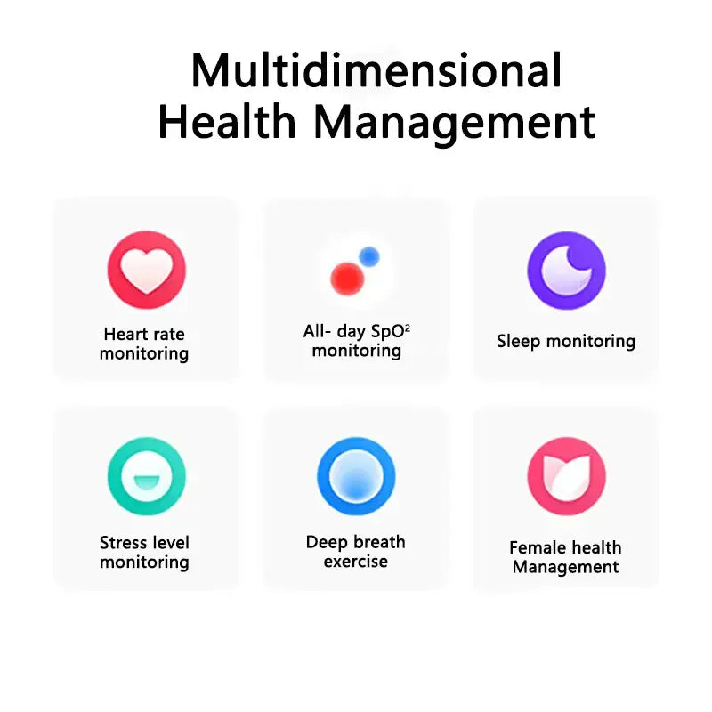 a white background with a number of different health management icons