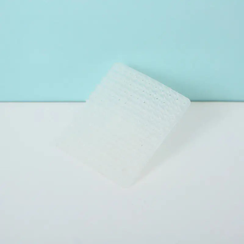 a roll of toilet paper on a blue background