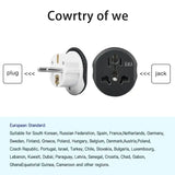 a white and black plug with the words’ovr ’