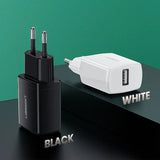 there is a white and black power adapter and a black charger