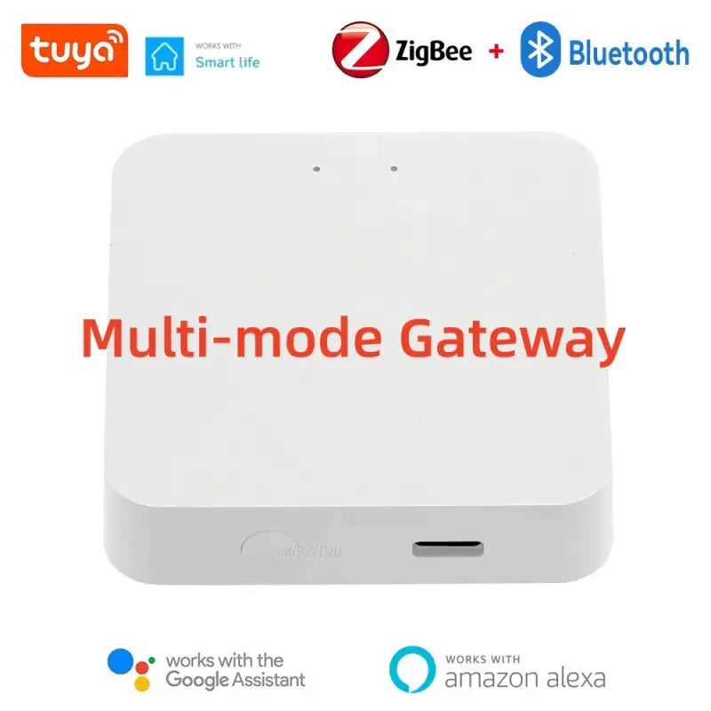 A white box with the word’multimedia gateway’on it