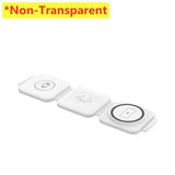 a white button with the words no transparent on it