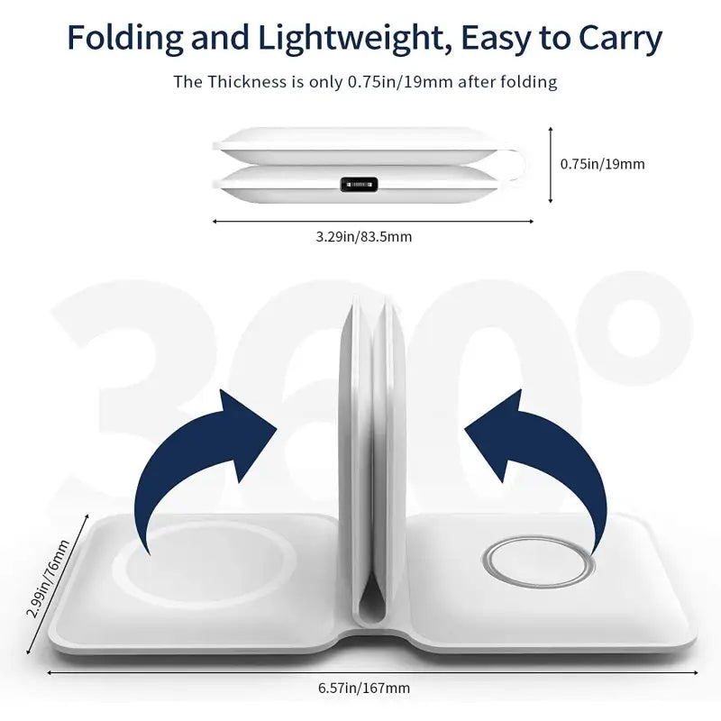 a diagram of a folding and lightweight easy carry device