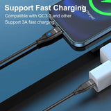 a white cable connected to an iphone