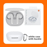 the white case with the white earphones