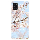 a white cherry blossom phone case