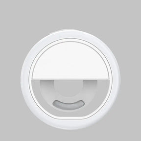 a white light on a gray background