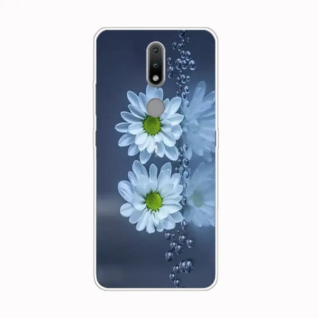 the blue flowers back cover for motorola z2