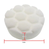 a white foam ball with a white base