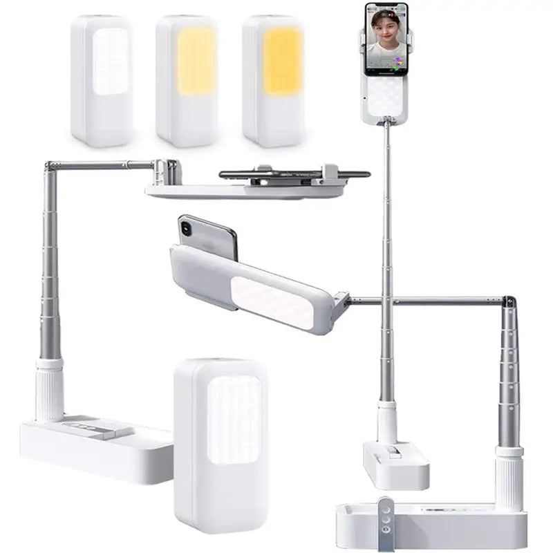 the adjustable led desk lamp with a phone holder