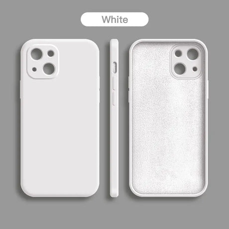 white iphone case with glitter effect