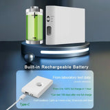 a white and green battery charger