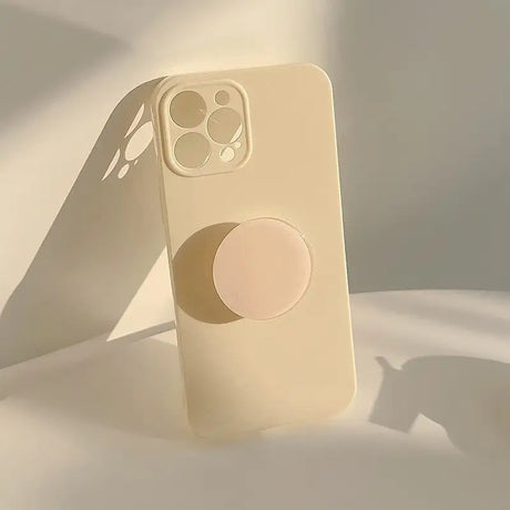 the iphone case is made from a gold colored plastic