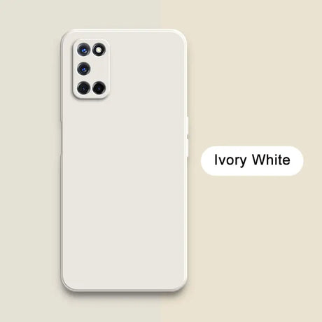 a white iphone case with the text ivory white