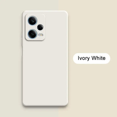 a white iphone case with the text ivory white