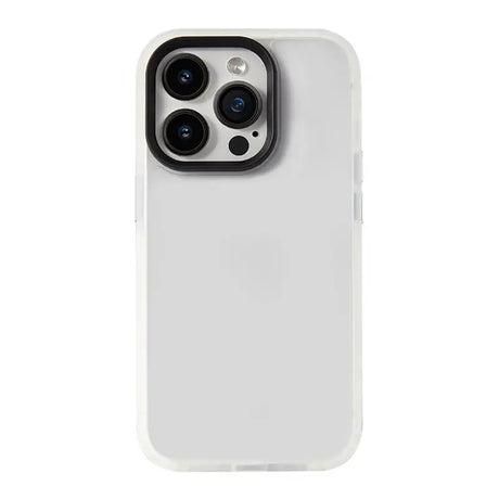 The back of a white iphone case